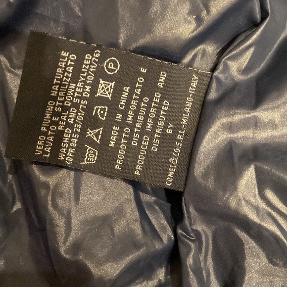 Add down navy puffer quilted down warm jacket 6 - Picture 10 of 13